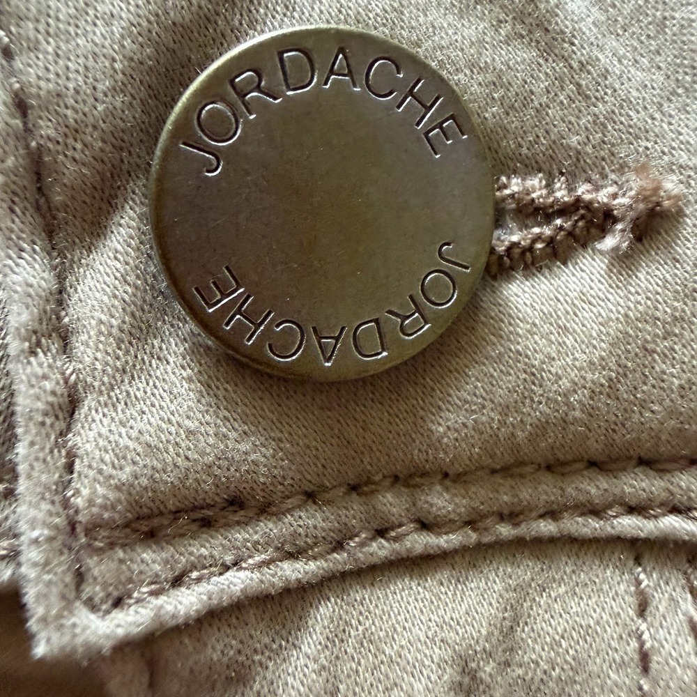 Jordache Super Skinny Soft Women Beige Size 10 Adjustable Waist Button Zip - Picture 8 of 11